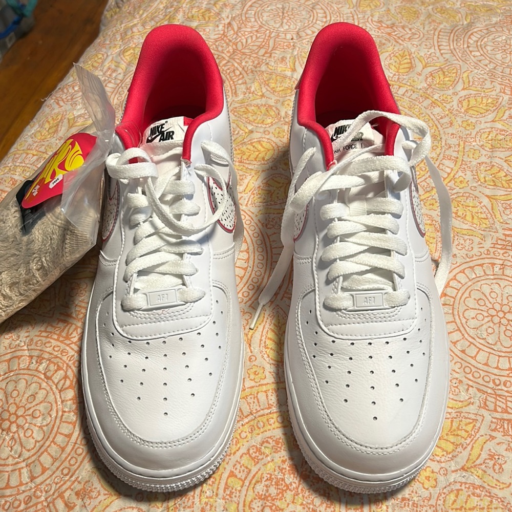 Nike Air Force 1 Low Women White/White-Pink brand new with tags